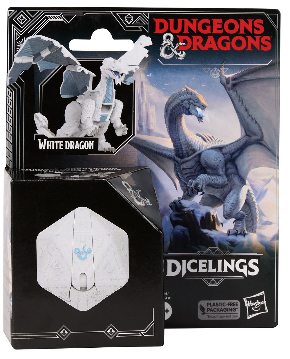 DND DICELINGS WHITE DRAGON