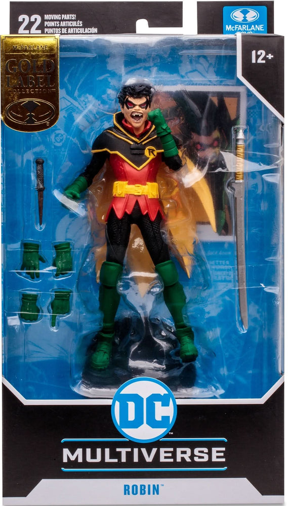 DC MULTIVERSE 7"-DAMIAN WAYNE ROBIN(GOLD LABEL)