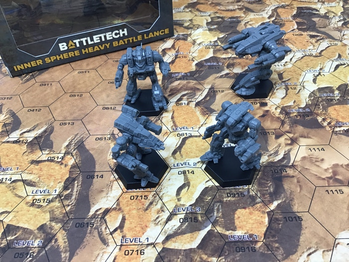 BATTLETECH INNER SPHERE HEAVY BATTLE LANCE