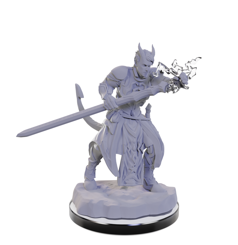 DND UNPAINTED MINIS WV22 TIEFLING WARLOCKS