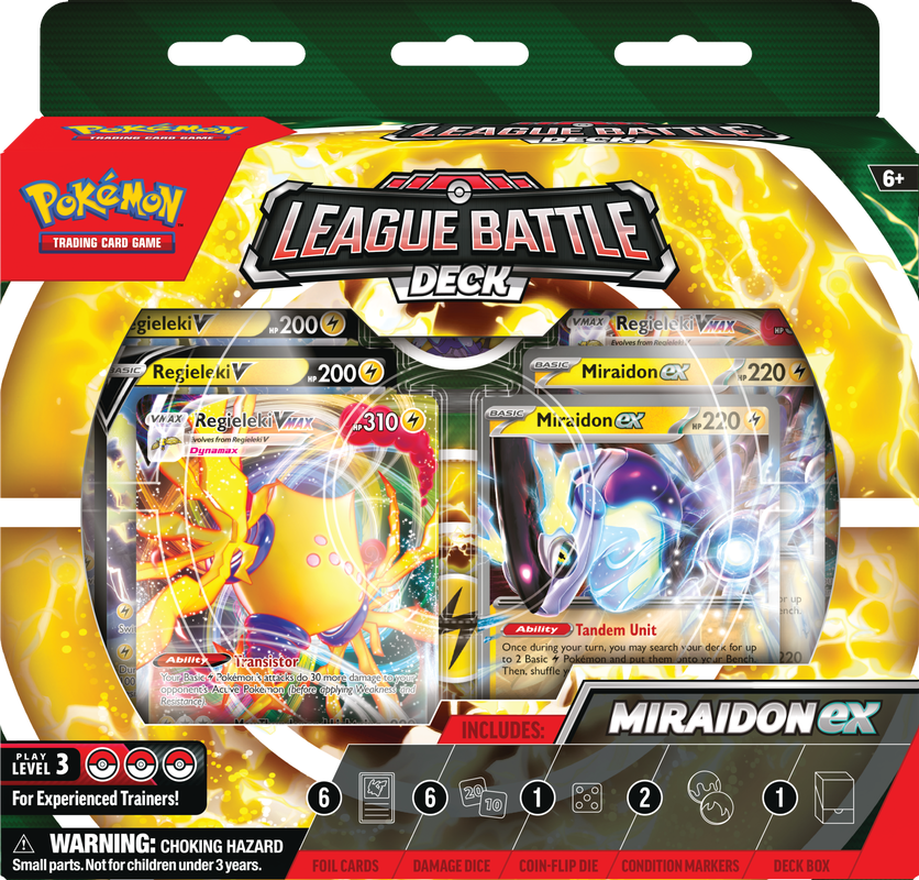 POKEMON LEAGUE BATTLE DECK MIRAIDON EX