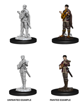 DND UNPAINTED MINIS WV7 FEMALE HALF-ELF BARD