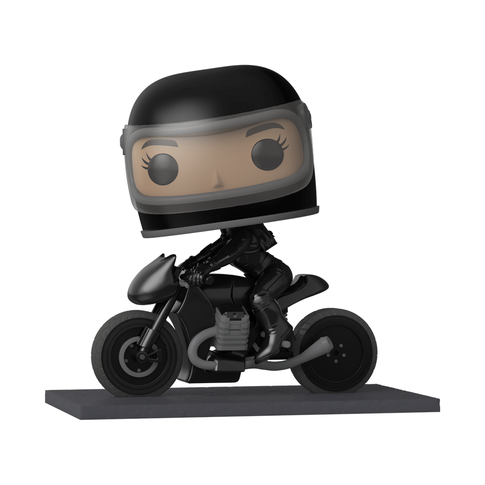 POP! RIDES: DLX THE BATMAN - SELINA W/ MOTORCYCLE