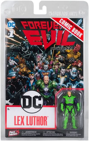 DC DIRECT-3" FIG/COMIC WV3-LEX LUTHOR POWER SUIT(6