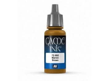 VALLEJO: GAME COLOR INK BROWN 17 ML