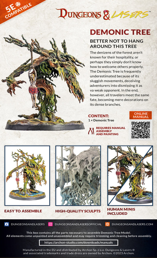 DUNGEONS AND LASERS DEMONIC TREE