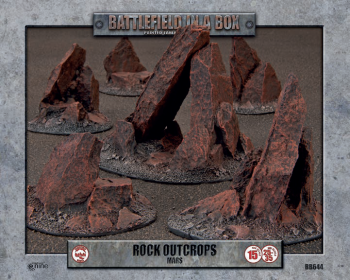 BATTLEFIELD IN A BOX: ROCK OUTCROPS - MARS