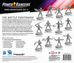 POWER RANGERS RPG HERO MINIATURES SET 2