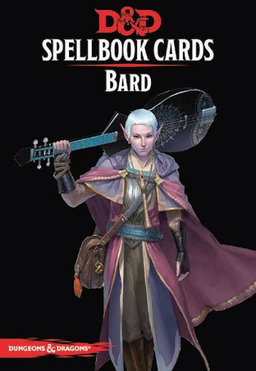 DND SPELLBOOK CARDS BARD 2ND EDITION