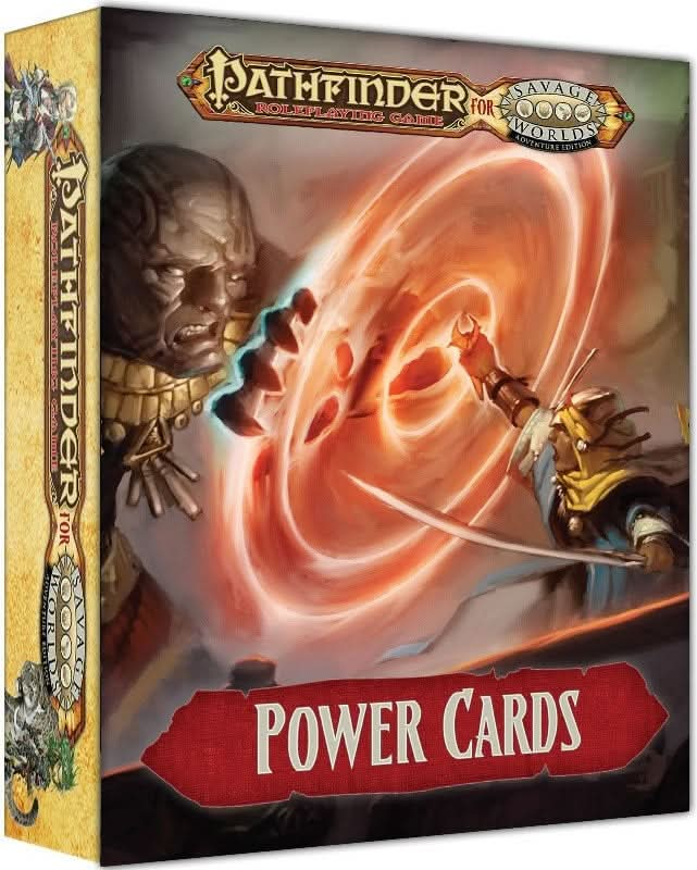 PATHFINDER FOR SAVAGE WORLDS POWER CARDS