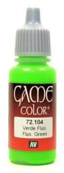 VALLEJO: GAME COLOR FLUO GREEN 17 ML