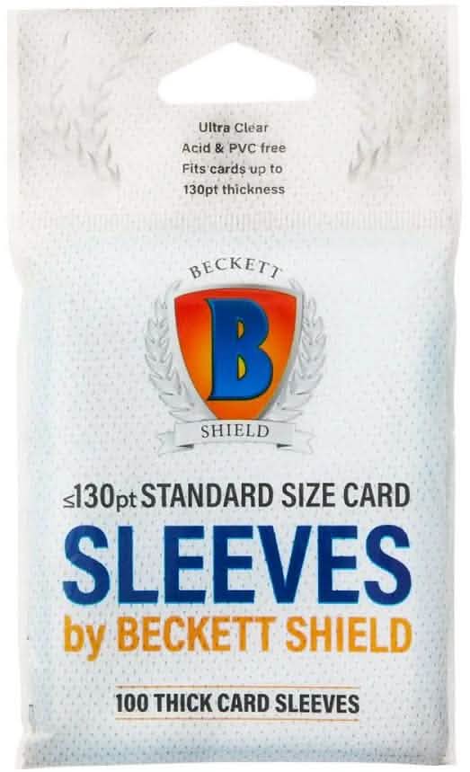 BECKETT SHIELD SLEEVES THICK 100CT