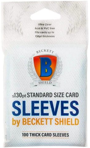 BECKETT SHIELD SLEEVES THICK 100CT