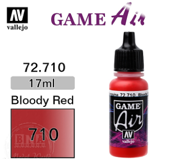 VALLEJO: GAME AIR - BLOODY RED 17 ML
