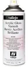 VALLEJO: AEROSOL GLOSS VARNISH 400 ML