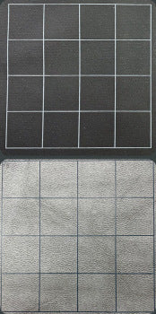 MEGAMAT 1" SQUARE REVERSIBLE BLACK-GREY 34.5"X48"