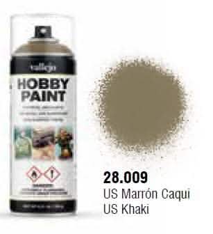 VALLEJO: AEROSOL US KHAKI 400ML