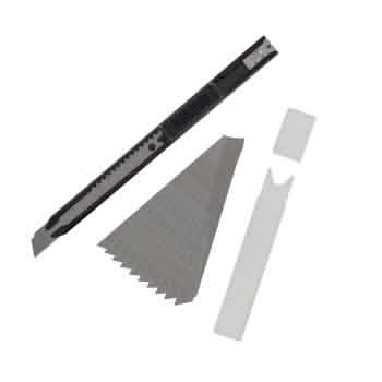 VALLEJO: SLIM SNAP-OFF KNIFE W/ 10 BLADES