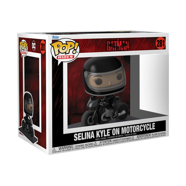 POP! RIDES: DLX THE BATMAN - SELINA W/ MOTORCYCLE