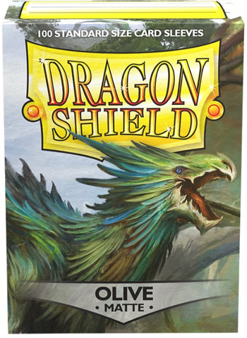 DRAGON SHIELD SLEEVES MATTE OLIVE 100CT