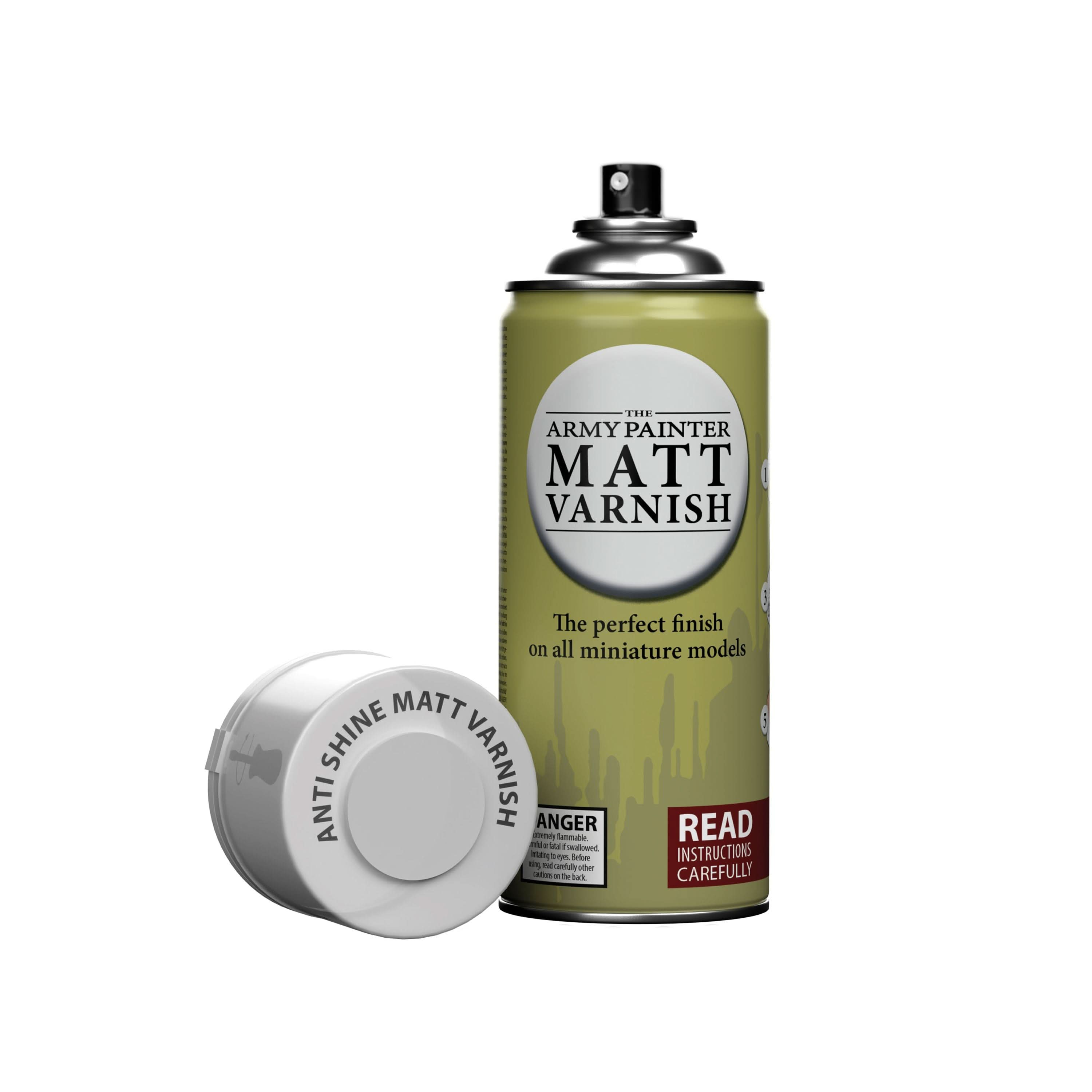 THE ARMY PAINTER COLOUR PRIMER: ANTI-SHINE MATTE VARNISH SPRAY