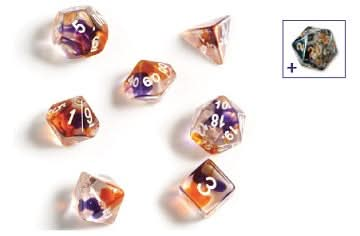 SD TRANSLUCENT PURPLE, ORANGE, CLEAR 7-DIE SET