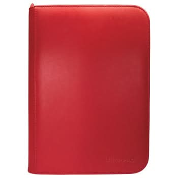 UP ZIP BINDER PRO VIVID 4PKT RED