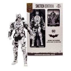 DC MULTIVERSE 7"-GOLD LB-HAZMAT SUIT BATMAN-SKETCH