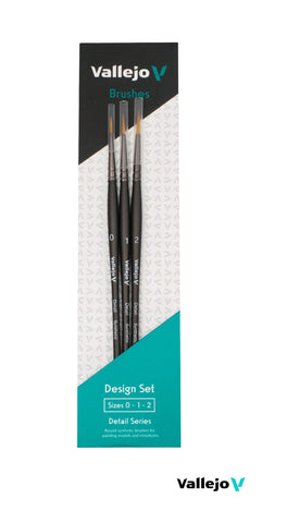 VALLEJO: DESIGN BRUSH SET