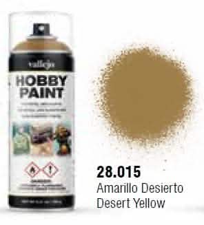 VALLEJO: AEROSOL DESERT YELLOW 400ML