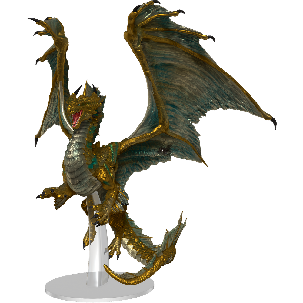 DND UNPAINTED MINIS ADULT BRONZE DRAGON