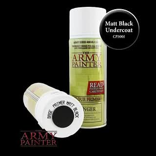 THE ARMY PAINTER COLOUR PRIMER: MATTE BLACK SPRAY