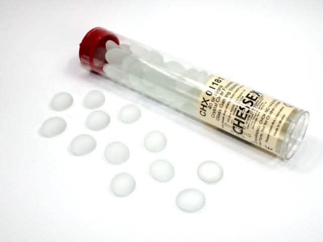 GLASS STONES CRYSTAL FROSTED CLEAR QTY 40 5.5"