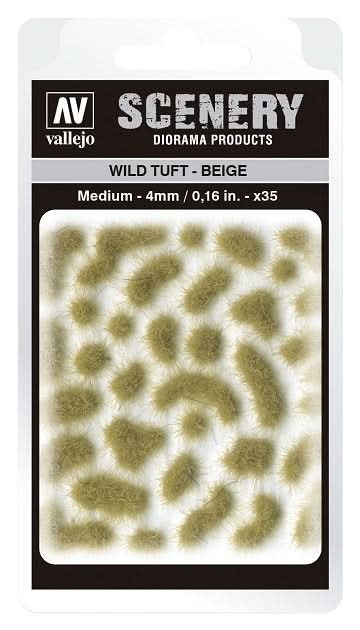 VALLEJO: SCENERY MEDIUM WILD TUFT BEIGE