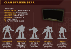 BATTLETECH CLAN STRIKER STAR