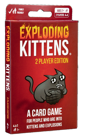 EXPLODING KITTENS 2 PLAYER EDITION