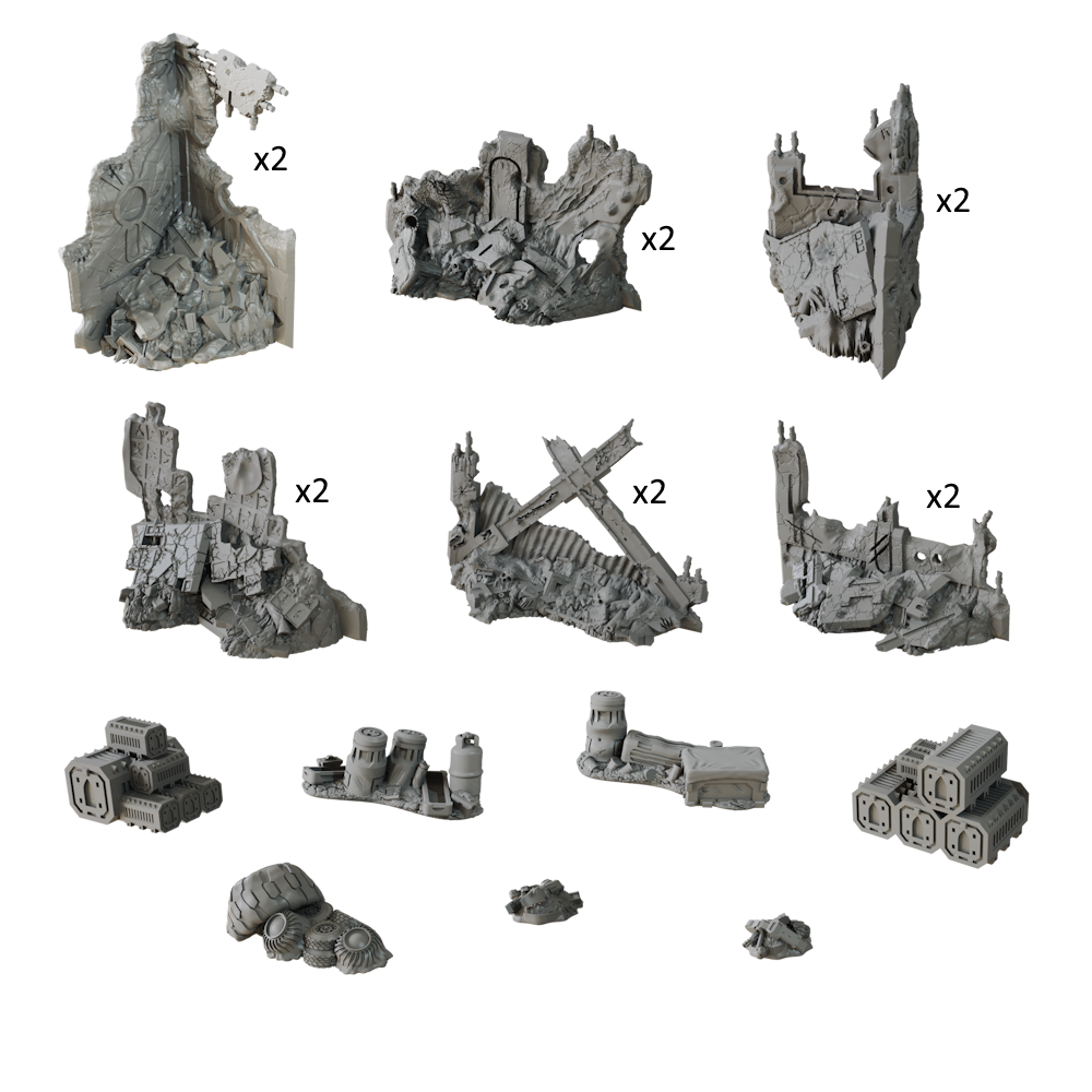 TERRAIN CRATE - DEADZONE RUINS