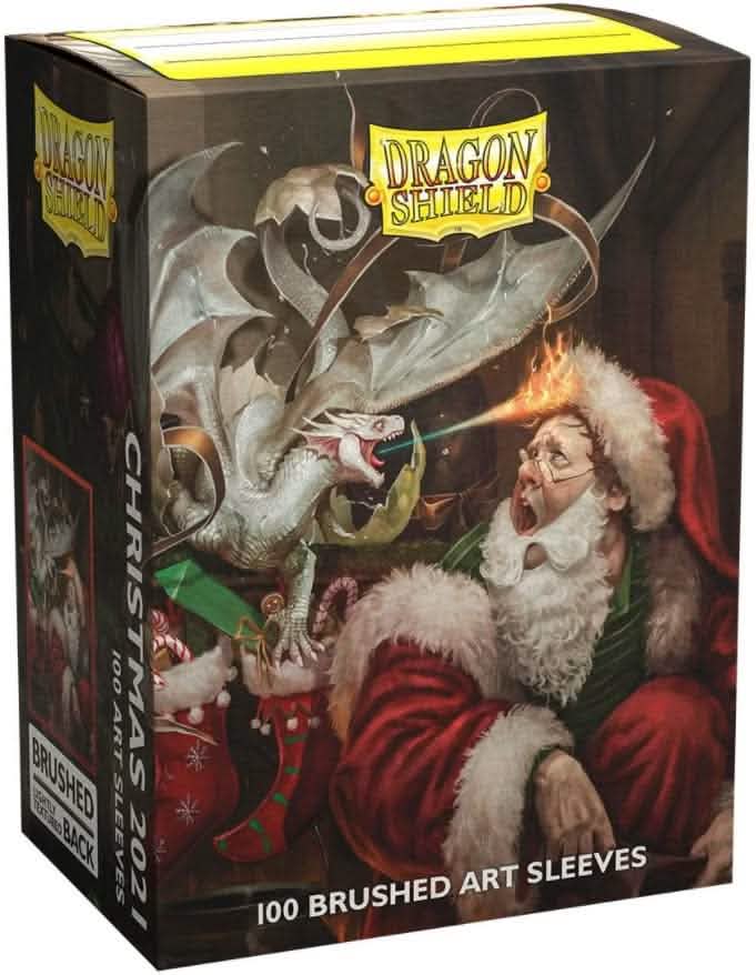 DRAGON SHIELD SLEEVES BRUSHED ART CHRISTMAS 2021