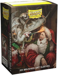 DRAGON SHIELD SLEEVES BRUSHED ART CHRISTMAS 2021