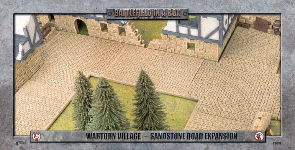 BATTLEFIELD IN A BOX: WARTORN SANDSTONE ROAD EXP