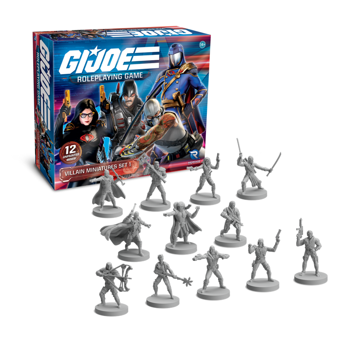 G.I. JOE RPG VILLAIN MINIATURES SET 1