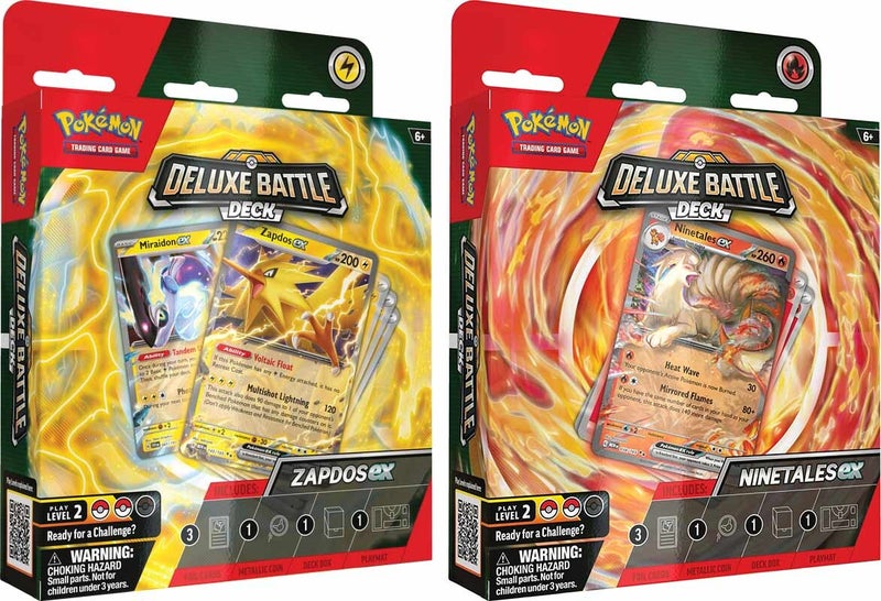 POKEMON DELUXE BATTLE DECKS NINETALES/ZAPDOS EX